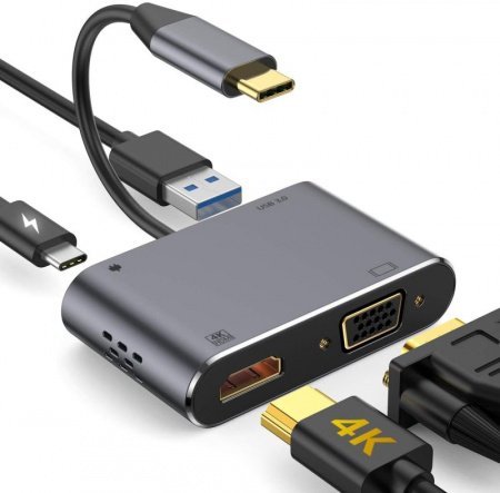 USB3.1 Type-C на HDMI / VGA / USB3.0 / USB-C купить